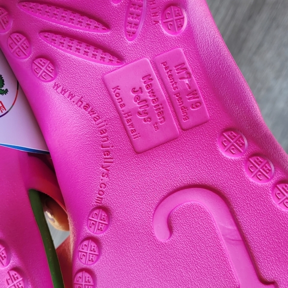 Hawaiian Jellys Slide Flip Flops Flat Sandals Women's Sz 8 - Picture 9 of 10